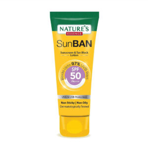 Nature's Essence SunBan SPF 50 PA+++ Sunscreen & Tan Block Lotion