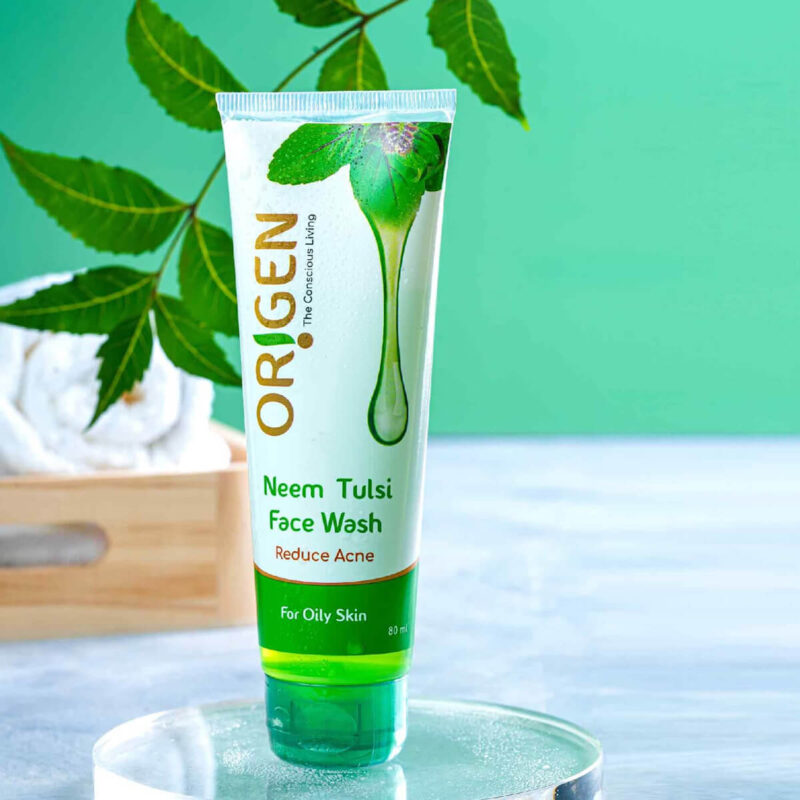 Origen Neem Tulsi Face Wash For Acne-Free, Blemish-Free & Scar-Free Skin