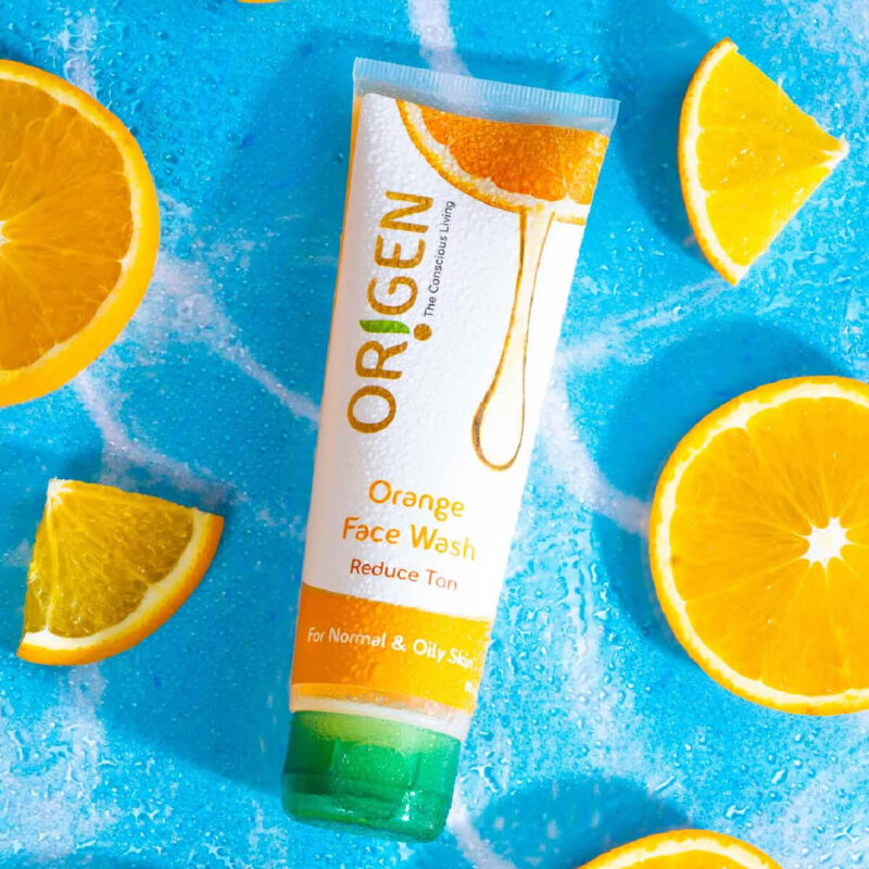 Origen Orange Face Wash Removes Suntan & Fights Free Radicals