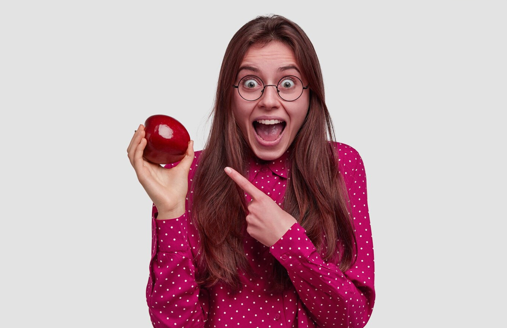 woman-with-apple - MidyDove Fashion Store woman with apple